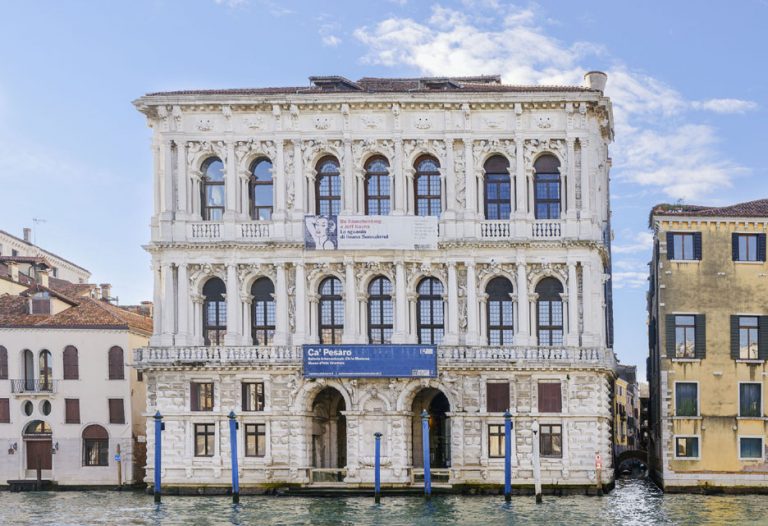 Ca'Pesaro Venice: Ca’Pesaro’s façade seen from the canal, Venice, Italy. Museum’s website. 
