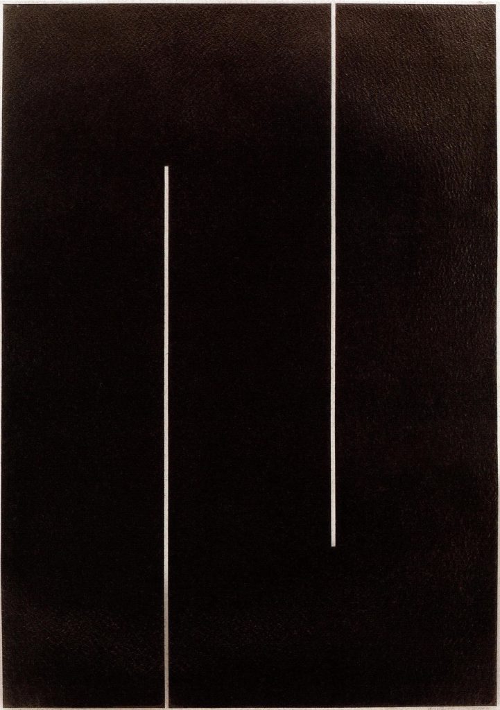 Meander: Julije Knifer, 9.II – 31.III 83, 1983, graphite on paper. Exhibition catalogue Julije Knifer: Uncompromising – a retrospective, 2018, p. 195. Photo by Boris Cvjetanović.