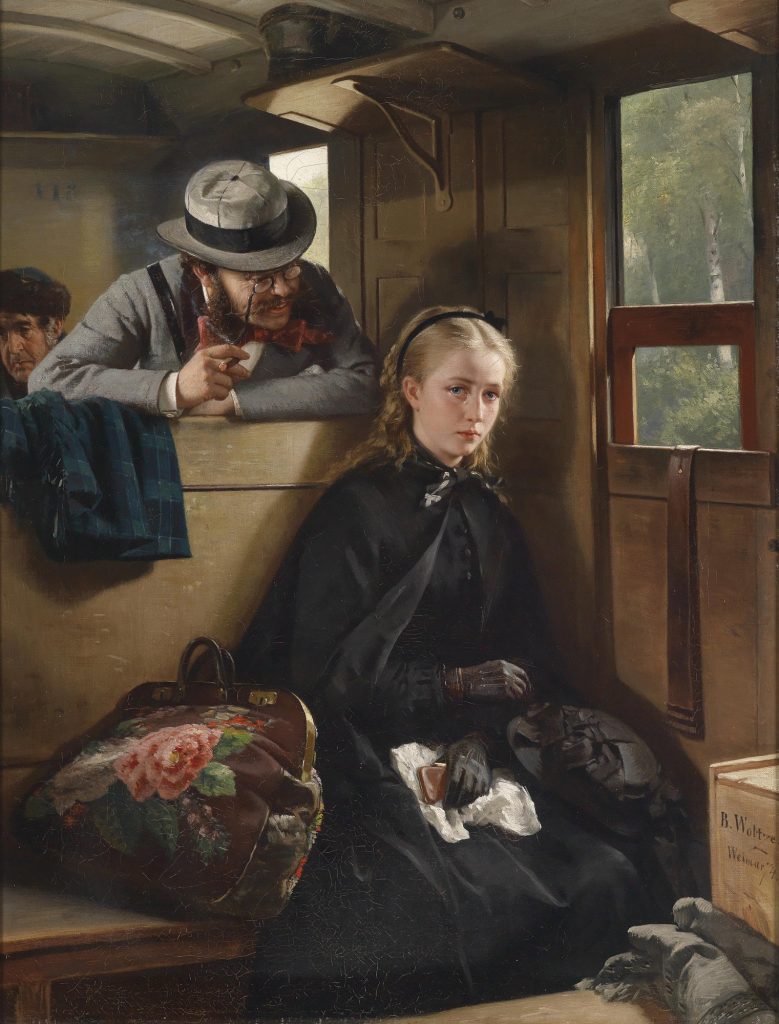 Berthold Woltze, The Irritating Gentlemen, 1874, Private Collection. 
