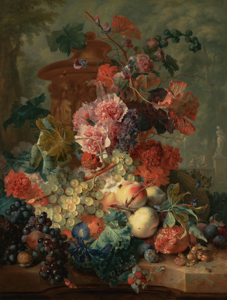  Jan van Huysum, Fruit Piece, 1722, J. Paul Getty Museum, Los Angeles, CA, USA.