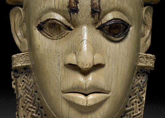 Queen Mother Idia of Benin: Queen Mother Idia of Benin, 16th century, British Museum, London, UK. Detail.
