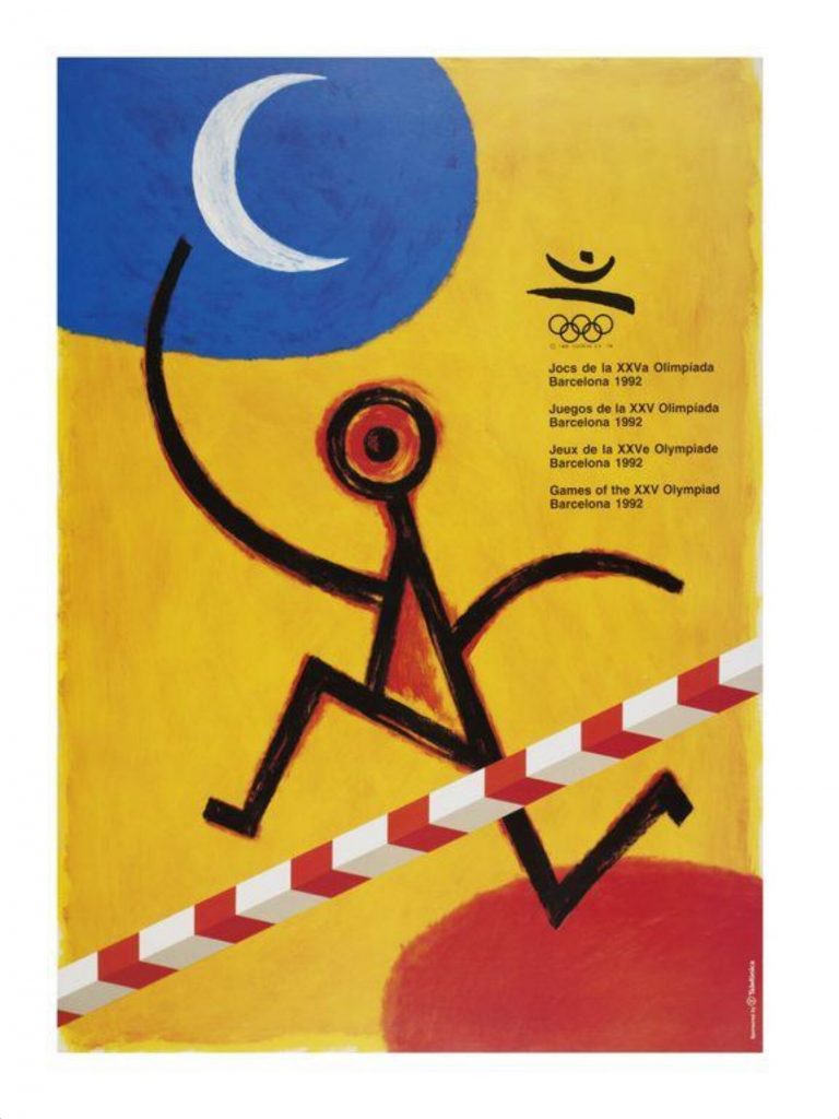 Peret, Poster for the Barcelona 1992 Olympics. Olympic games