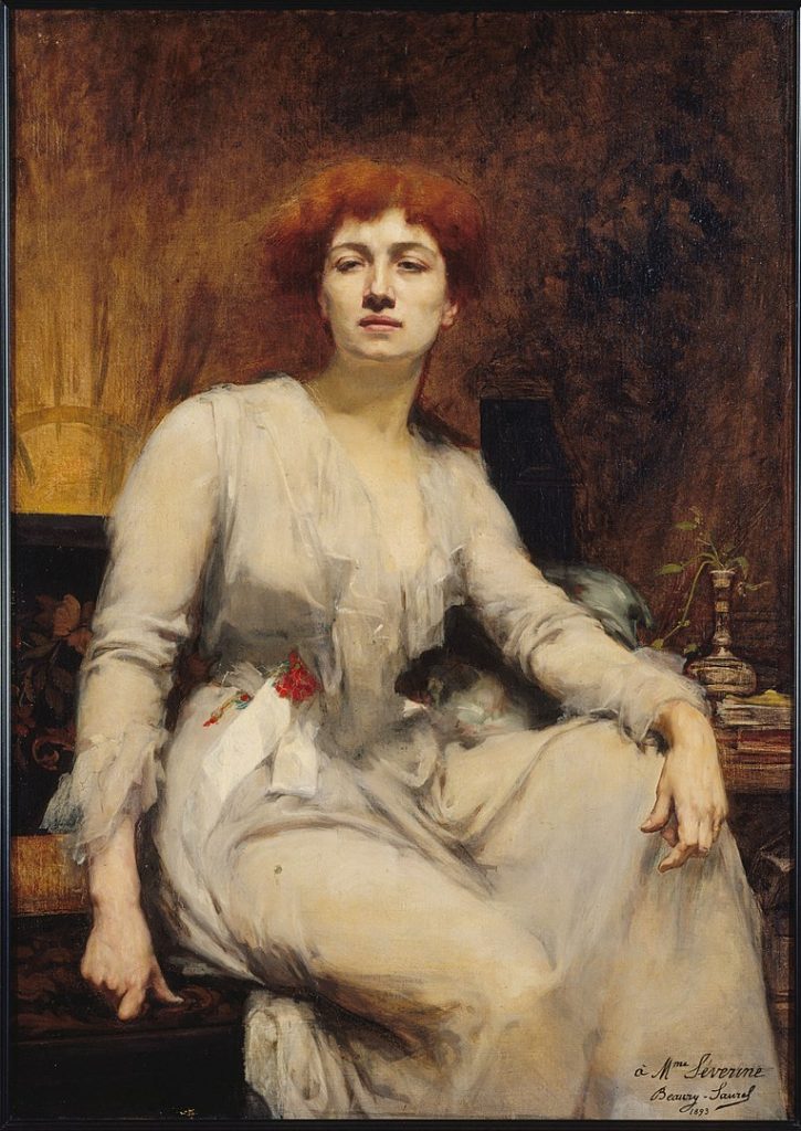 Amélie Beaury-Saurel, Portrait de Séverine, 1893, oil painting, Musée Carnavalet, Paris, France