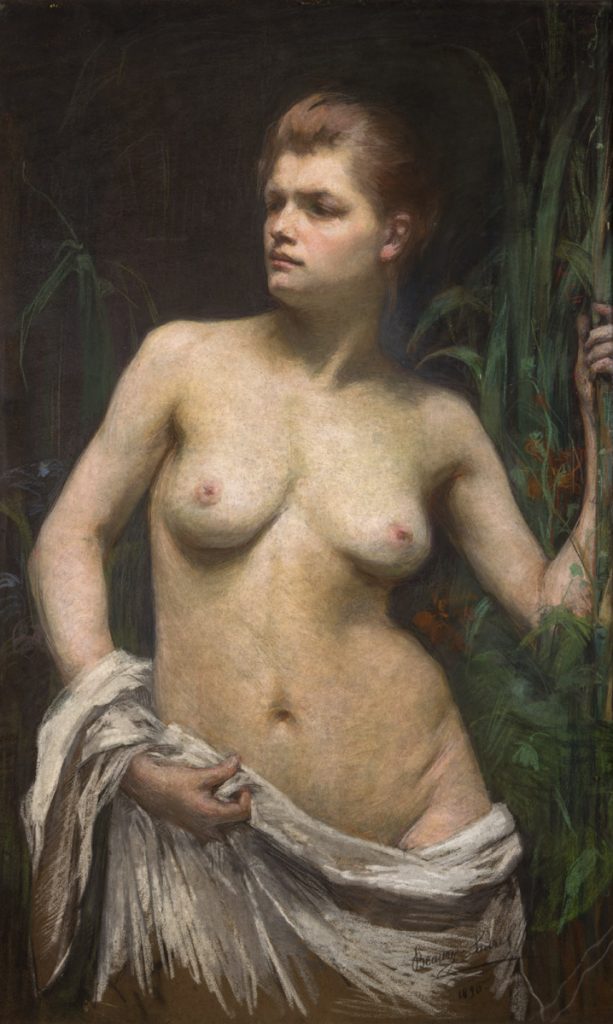 Amélie Beaury-Saurel, Académie, 1890, pastel on canvas, Musée des Augustins de Toulouse, France