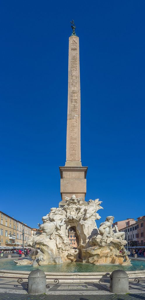 Gian Lorenzo Bernini, The Fountain of the Four Rivers, 1651, Piazza Navona, Rome, Italy. Loyd Grossman