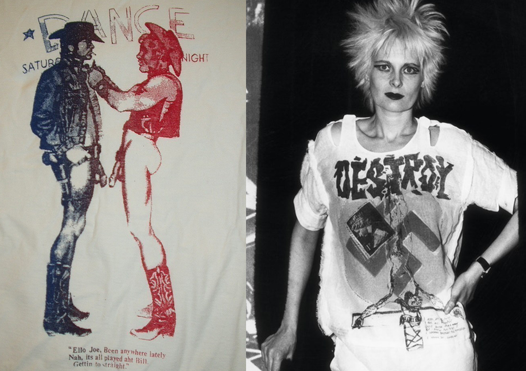 Two of the notorious t-shirts. The first one is Two Cowboys and the second one is Destroy.