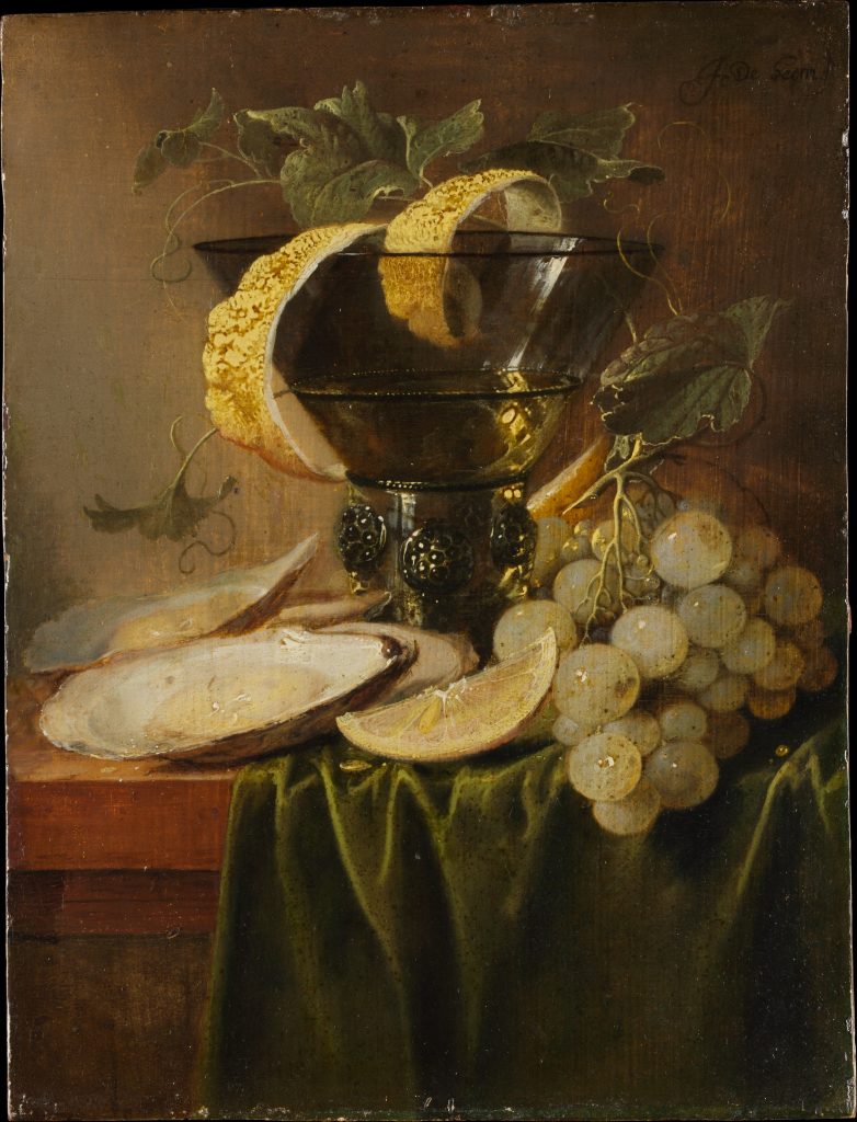 Jan Davidsz. de Heem, Still Life with a Glass and Oysters, ca. 1640, The Metropolitan Museum of Art, New York, USA