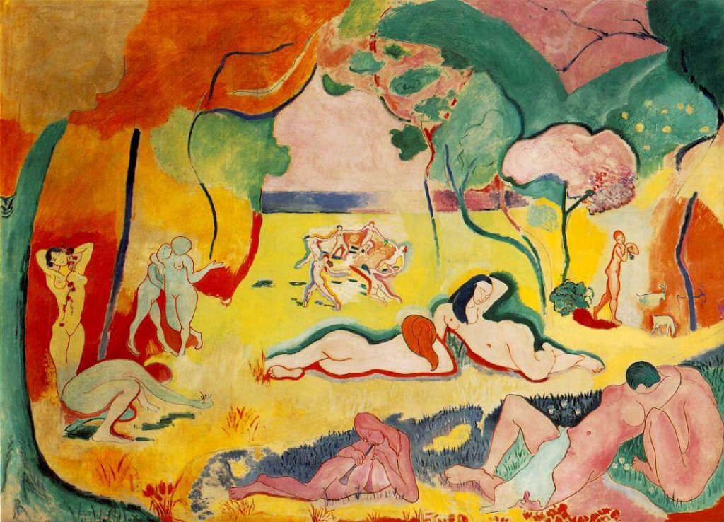 sunshine paintings: Henri Matisse, Joy of Life, 1905-1906,Barnes Foundation, Philadelphia, PA, USA