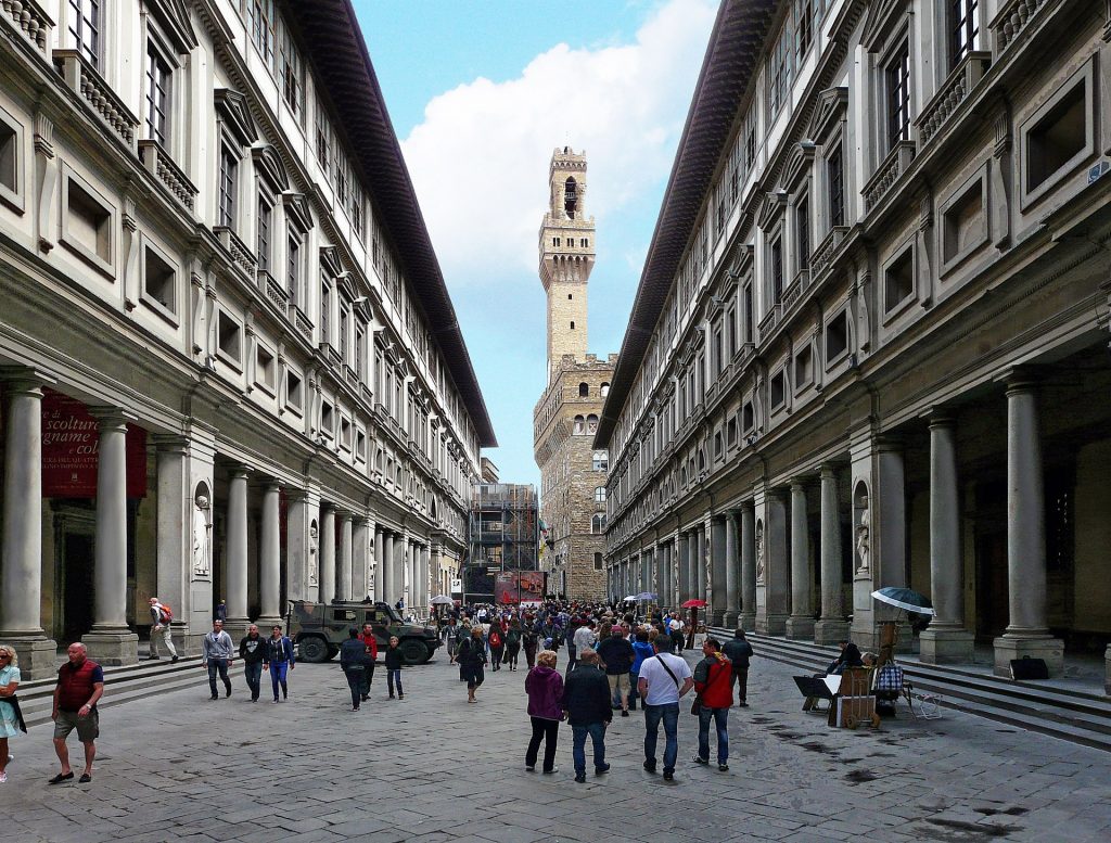 destination florence -The Uffizi Gallery, Florence, Tuscany, Italy
