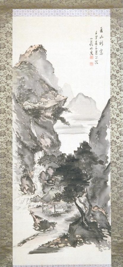 Noguchi Shōhin, Summer Mountains, Clear Autumn Weather, hanging scroll, 1912, Asian Art Museum Chong-Moon Lee Center for Asian Art and Culture, San Francisco, CA, USA.