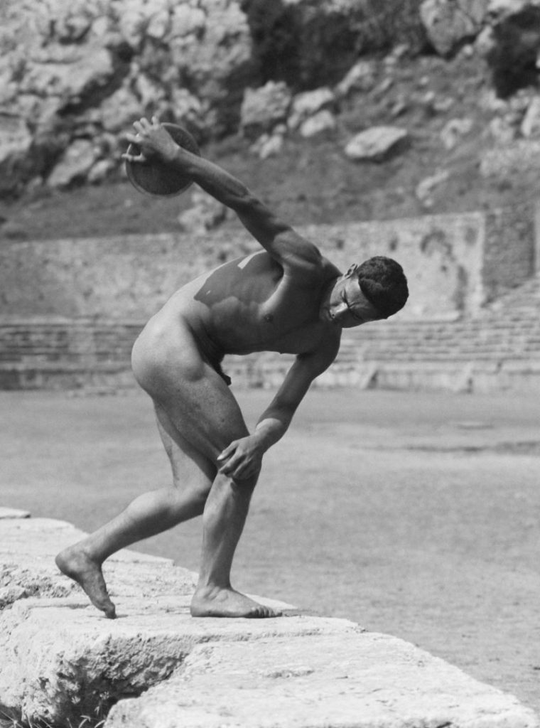 Nelly photographer Nude Athlete at the Delphi Festival, 1930, Benaki Museum, Athens, Greece.