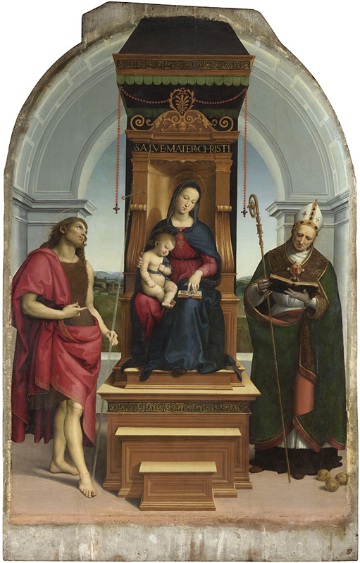 Raphael, The Ansidei Madonna,1505, The National Galery, London, UK