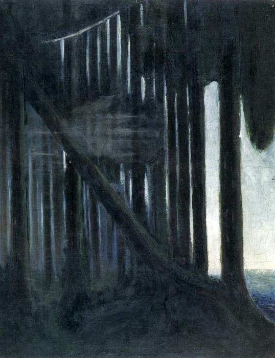 Mikalojus Konstantinas Čiurlionis, Rustling of the Forest, 1904, M. K. Čiurlionis National Art Museum, Kaunas, Lithuania.