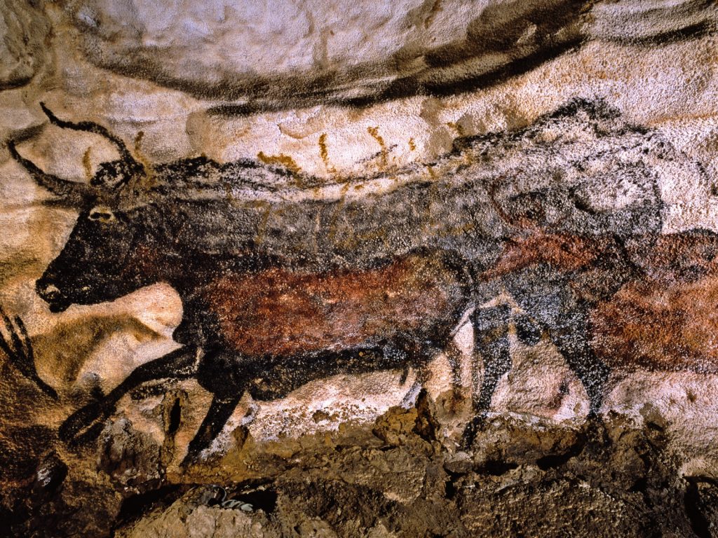 The Auroch, Lascaux Cave, Montignac, France. 