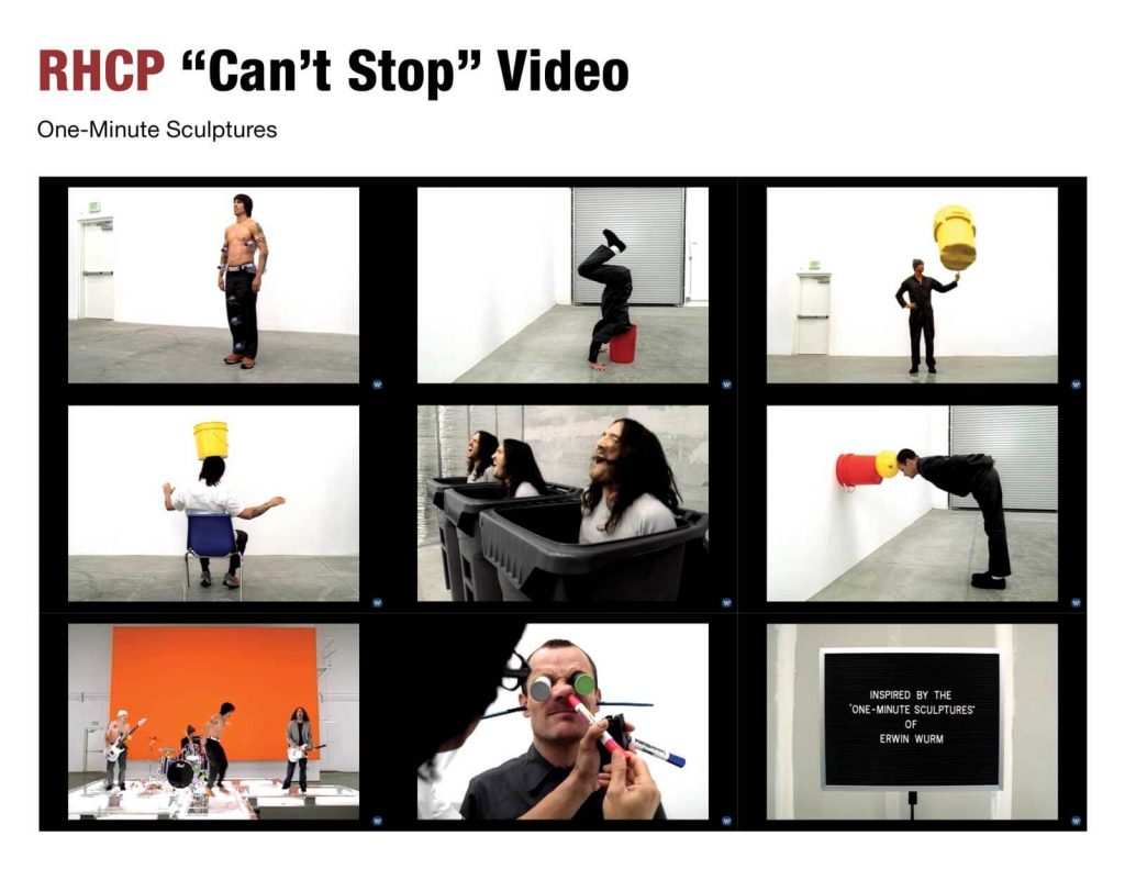 Learn about Art: Red Hot Chili Peppers, Can't Stop, 2009, directed by Mark Romanek. Warner Bros.