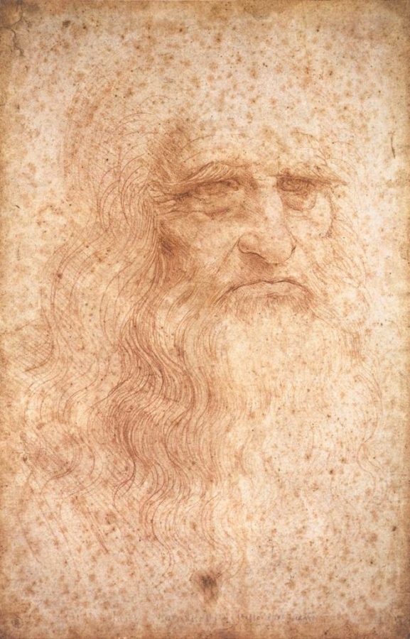 da vinci unfinished works: Leonardo da Vinci, Portrait of a Man in Red Chalk, c. 1512, Biblioteca Reale, Turin, Italy.