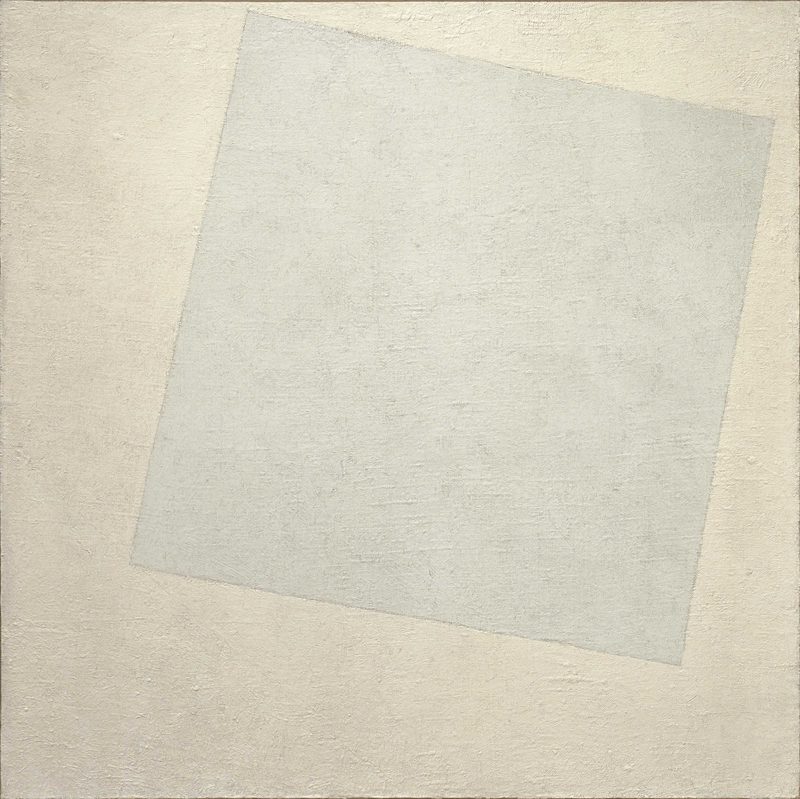 Learn about Art: Kazimir Malevich, White on White, 1918, Museum of Modern Art, New York, NY, USA.