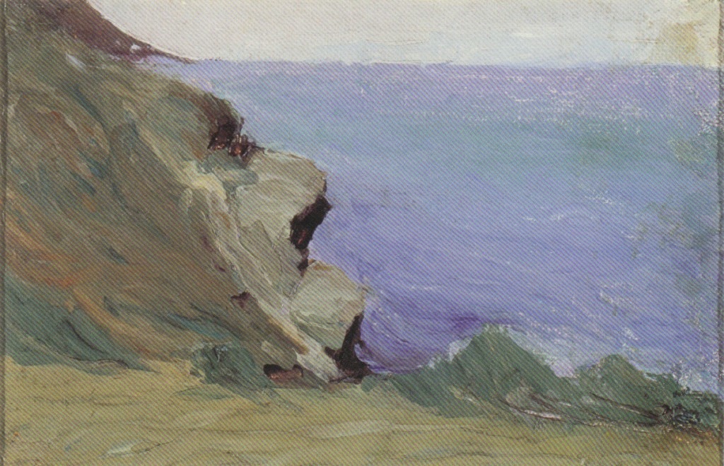 Mikalojus Konstantinas Čiurlionis, Cliff by the Sea, 1905, M. K. Čiurlionis National Art Museum, Kaunas, Lithuania.