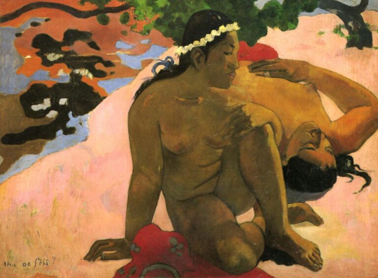 Paul Gauguin: Paul Gauguin, What! Are You Jealous?, 1892, Pushkin Museum of Fine Arts, Moscow, Russia.
