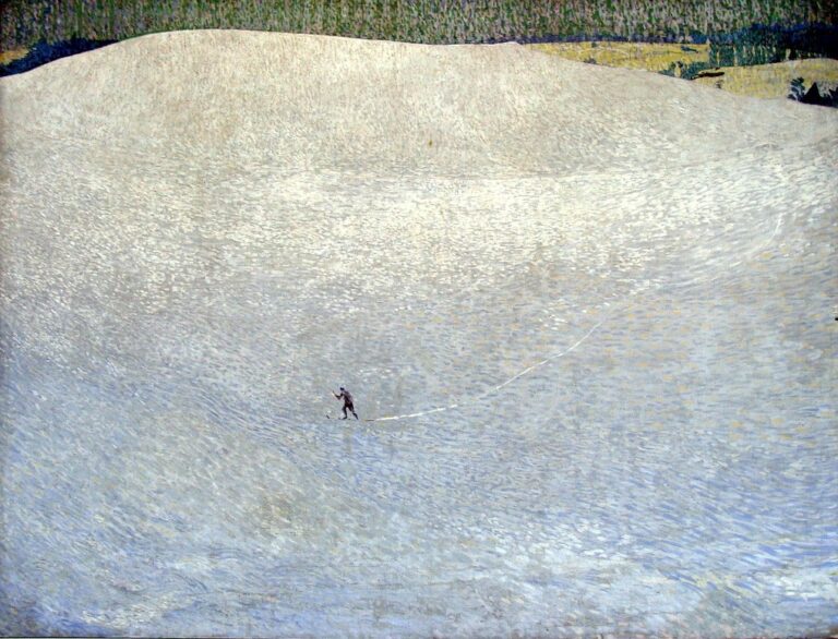 Cuno Amiet: Cuno Amiet, Snowy Landscape (Deep Winter), 1904, Musée d’Orsay, Paris, France.
