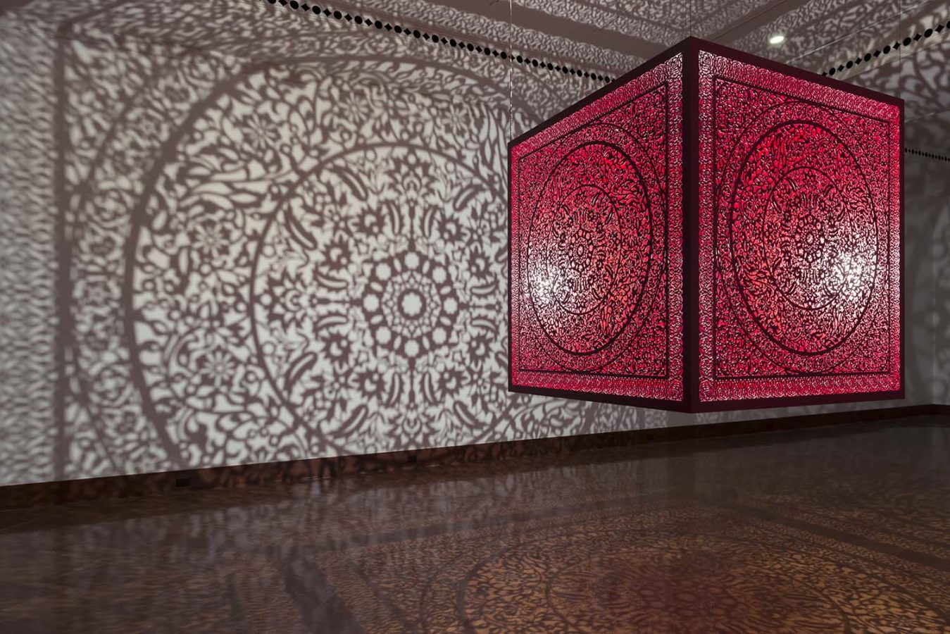 Delve Into the Intricate Light Worlds of Anila Quayyum Agha