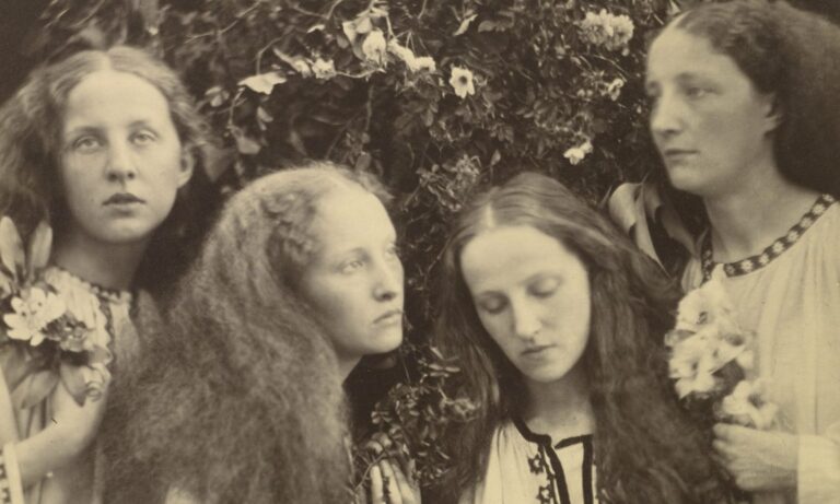 Julia Margaret Cameron: Julia Margaret Cameron, The Rosebud Garden of Girls, 1868, Indianapolis Museum of Art, Newfields, IN, USA. Detail.
