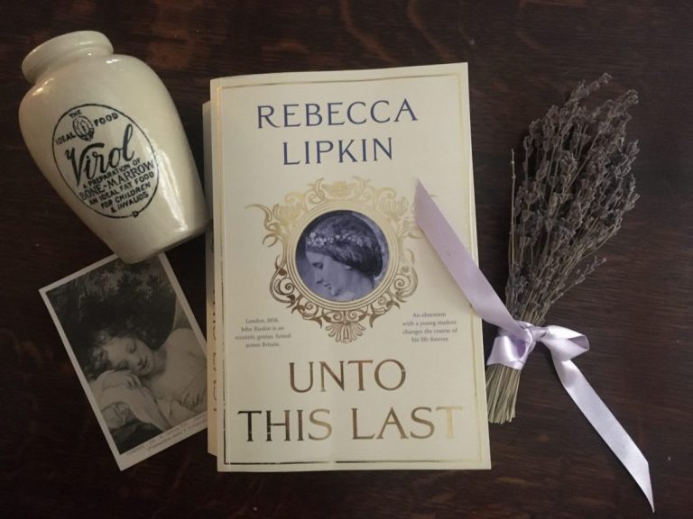 John Ruskin: Rebecca Lipkin, Unto This Last book cover, The Book Guild Ltd, 2020. Author’s image.
