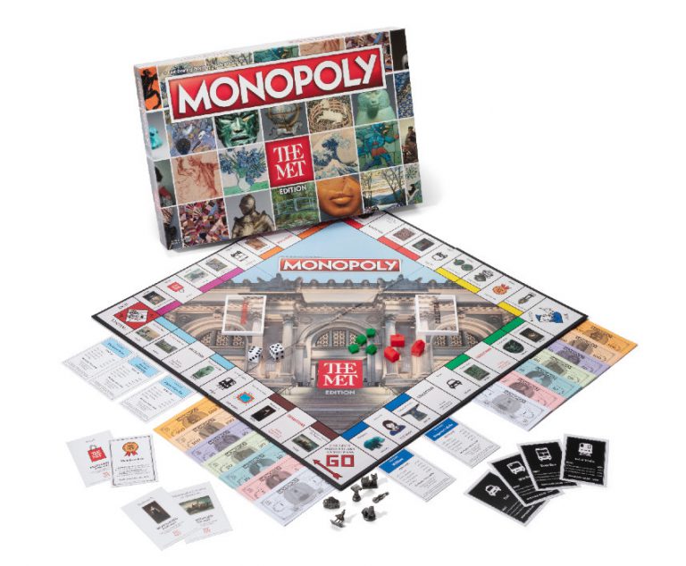 support museums: Monopoly: The Met Edition, The Metropolitan Museum, New York, NY, USA. The Met Store.
