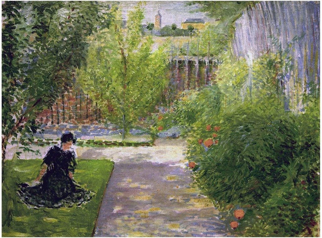August Macke, Sunny Garden, 1908, Wallraf Richartz Museum, Cologne, Germany.