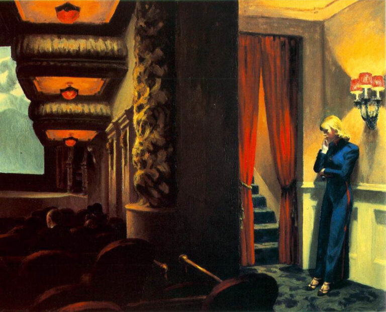 Hopper Theater: Edward Hopper, New York Movie, 1939, Museum of Modern Art, New York, NY, USA.

