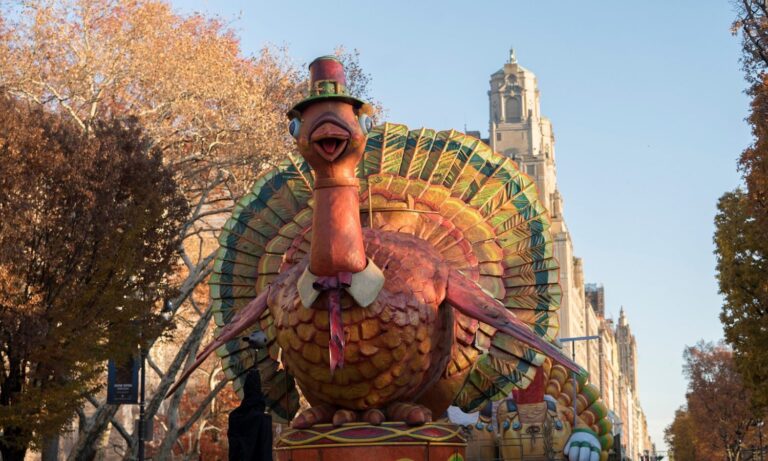 Macy's Thanksgiving Day Parade: Tom Turkey float, Photo by Peter Kramer/NBC Universal Media Village.
