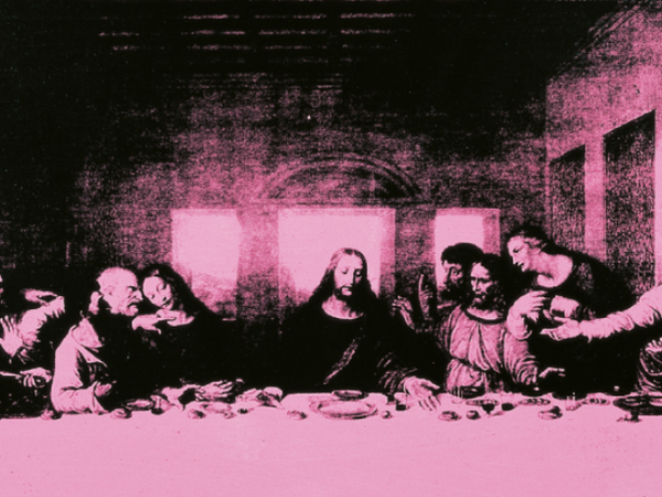 Leonardo and Warhol: Andy Warhol, The Last Supper, 1986, Private Collection. Collezione Creval
