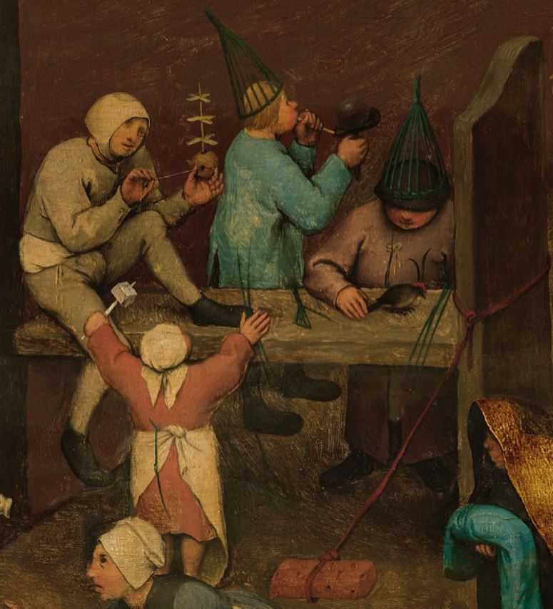 Detail of Pieter Bruegel the Elder, Children’s Games, 1560, Kunsthistorisches Museum, Vienna
