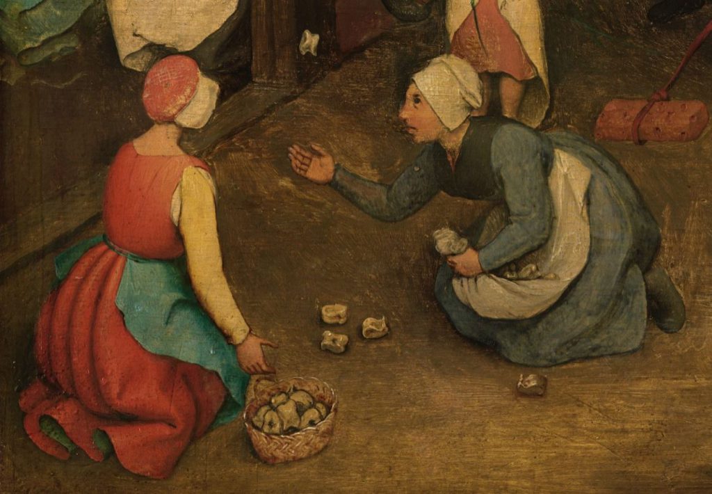 Detail of Pieter Bruegel the Elder, Children’s Games, 1560, Kunsthistorisches Museum, Vienna