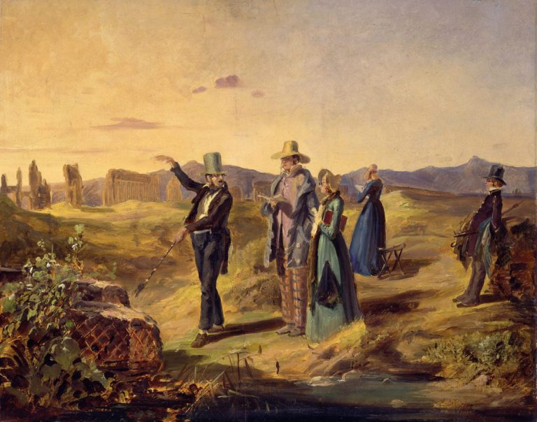 the grand tour: Carl Spitzweg, Englishmen in Campania, ca. 1835, Alte Nationalgalerie, Berlin, Germany.
