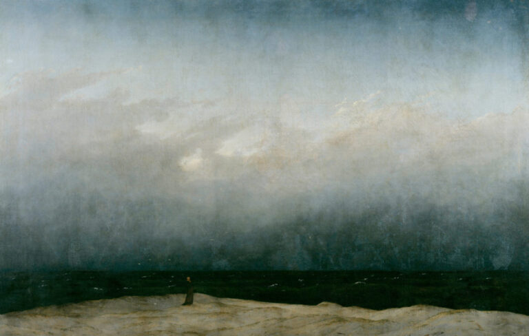 Alte Nationalgalerie highlights: Caspar David Friedrich, Monk by the Sea, 1808-10, Alte Nationalgalerie, Berlin, Germany.
