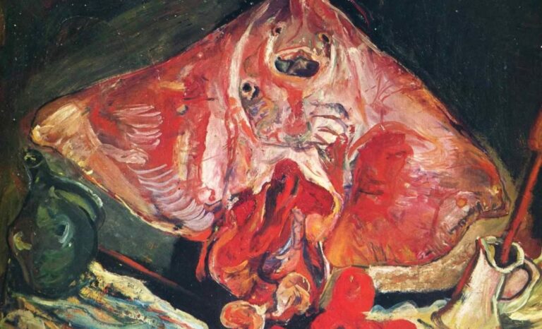 Chaim Soutine: Chaim Soutine, Still Life with Rayfish, 1924, The Mr. and Mrs. Klaus G. Perls Collection, 1997, The Metropolitan Museum of Art, New York, NY, USA.
