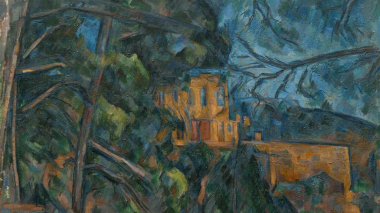 Chateau Noir: Paul Cézanne, Chateau Noir, 1900/1904. National Gallery of Art, Washington, DC, USA. Detail.
