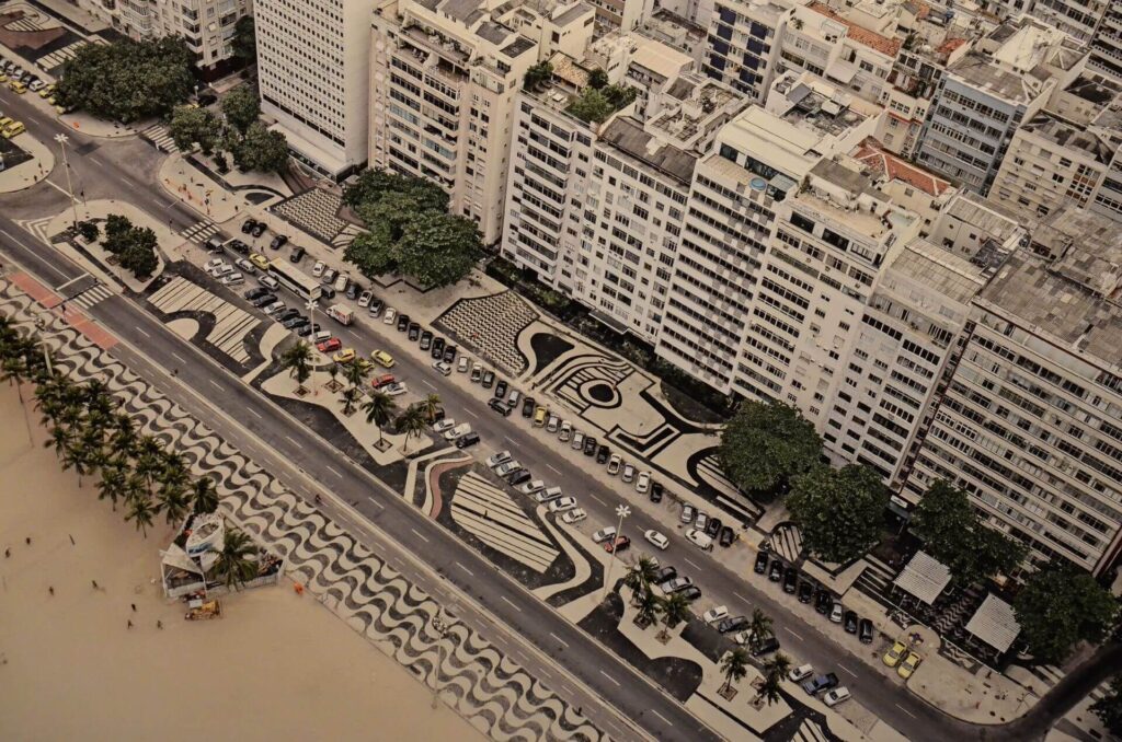 Roberto Burle Marx, Copacabana Promenade, Rio de Janeiro, Brazil. Photo BurleMarx&Cia Ltda