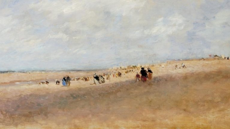 Beaches in Art: David Cox, Rhyl Sands, c.1854, Tate, London, England, UK.
