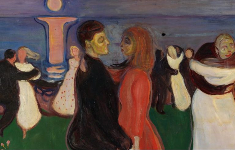 symbolism facts: Edvard Munch, The Dance of Life, 1899, Nasjonalmuseet, Norway, Oslo. Detail.
