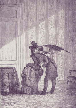 vampire paintings: Max Ernst, Une Semaine de Bonté, 1934, book illustration. Wikimedia Commons(public domain).
