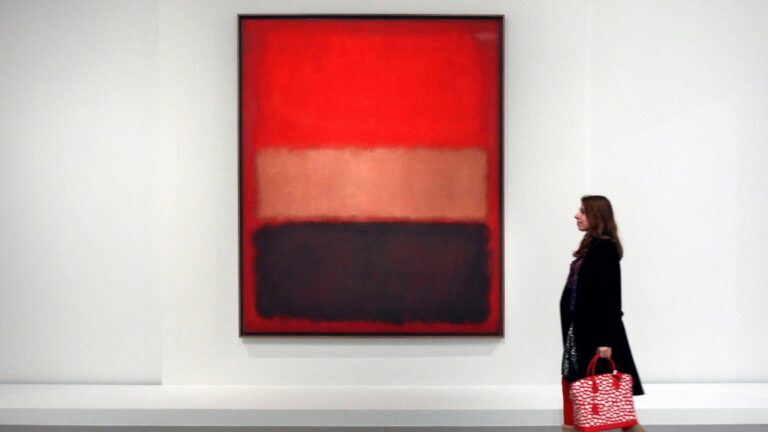 rothko paintings: Mark Rothko, No 46, 1957, Louis Vuitton Foundation, Paris, France. Photographed by Justin Lorget.
