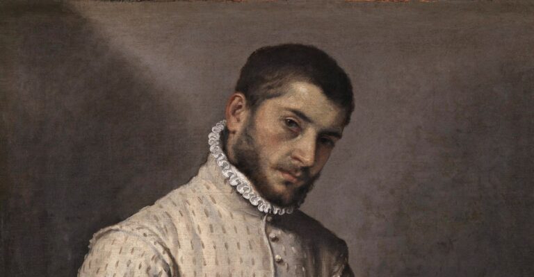 Moroni tailor: Giovanni Battista Moroni, The Tailor, 1565-1570, National Gallery, London, UK. Detail.
