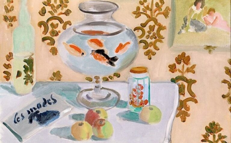 matisse goldfish: Henri Matisse, The Goldfish Bowl, 1921-1922, Metropolitan Museum of Art, New York, NY, USA. Detail.
