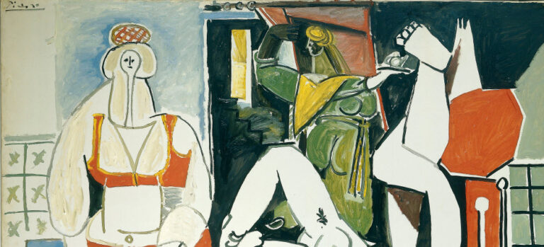 les femmes d'alger: Pablo Picasso, Les Femmes d’Alger (Version H), 1955, David Nahmad Collection, Switzerland. Tate. Detail.
