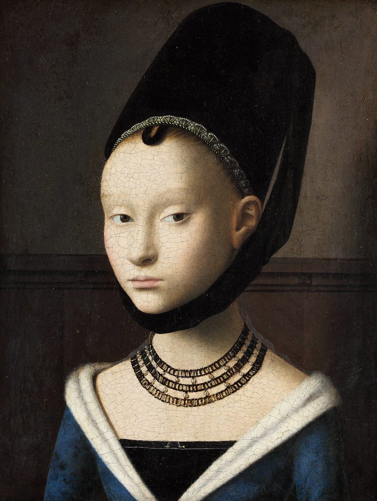 Renaissance portraits Rijksmuseum: Petrus Christus, Portrait of a Young Girl, ca. 1470