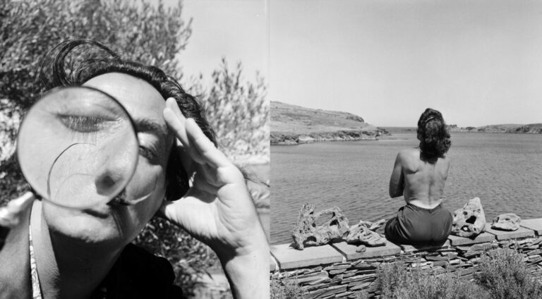 Summer with Salvador Dalí: Collage of Charles Hewitt’s photos, 1955, source: Getty Images
