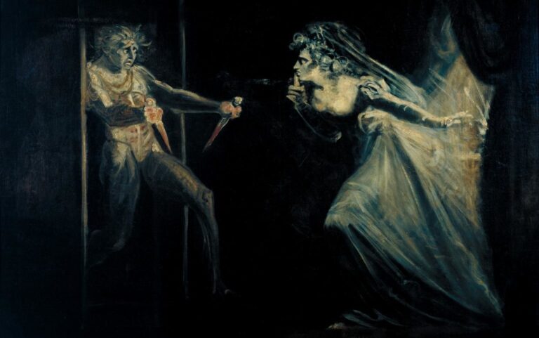 Victorian era: Henry Fuseli, Lady Macbeth Seizing the Daggers, Tate, London, UK. Detail.
