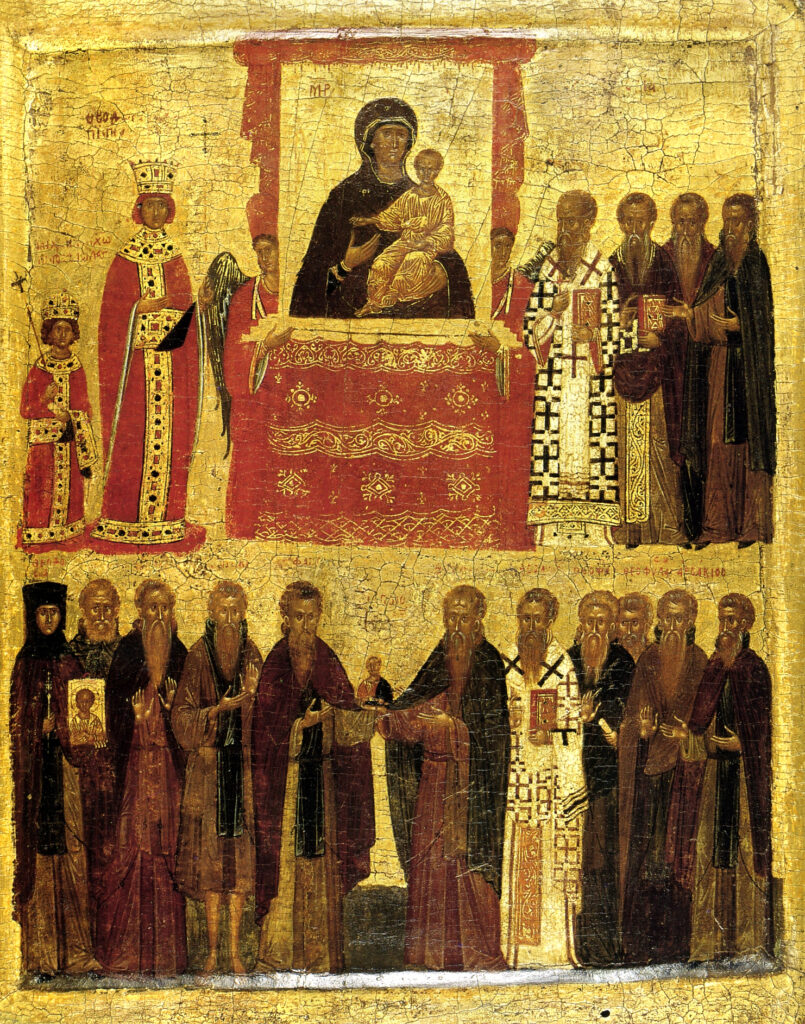 Icon of the Triumph of Orthodoxy, 15th century, British Museum, London, UK.
